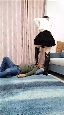 【婉婷殿下】高跟长靴全体重踩踏【双视角版】 JS241203-15_HD绳艺资源