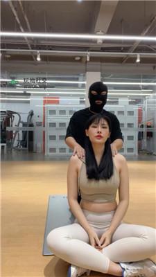 【松紫大大】健身房高难度挑战虐打猥琐教练 bf47971_HD绳艺资源