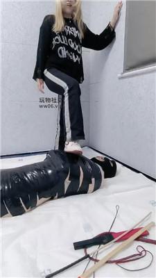 【帝如烟】绳艺技巧艺术踩踏/袜子塞嘴 bf48796_HD绳艺资源