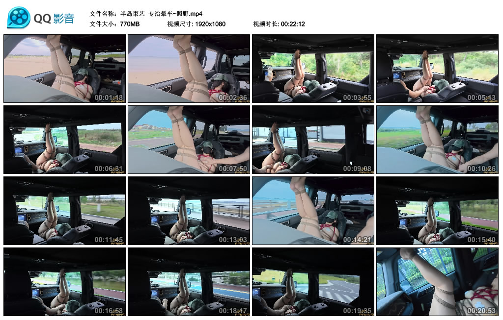 【半岛束艺】 专治晕车~照野_HD绳艺资源