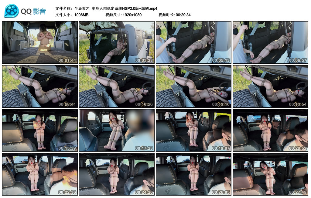 【半岛束艺】 车身人肉稳定系统HSP2.0版~绿鳄_HD绳艺资源