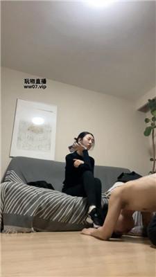 晴天 晨跑后原味鞋袜辱纹身狗 JS250423-3_HD绳艺资源