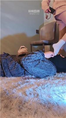 闪闪 毛拖鞋白袜踩 JS251122-22_HD绳艺资源