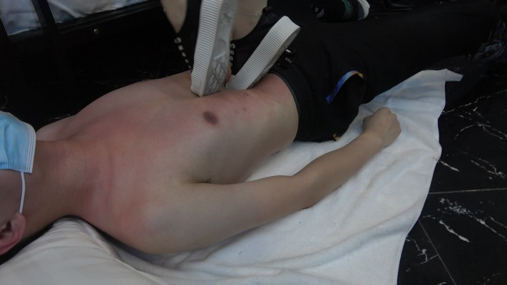 【彼岸花】导员踢踹教育网瘾少年 YC-211221-8