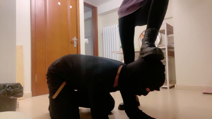 【肉肉】靴子全体重踩踏/舔脏鞋 bf22899_HD绳艺资源