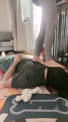 【桃子老师】帆布鞋棉袜全体重踩踏 bf19642