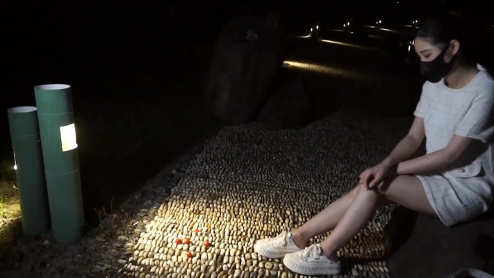 【黑丝诱惑】夜晚室外公园公开刺激调教 YC-220530-2