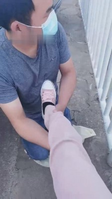 【巴莉绳艺导师】假期户外溜贱狗 bf12005_HD绳艺资源