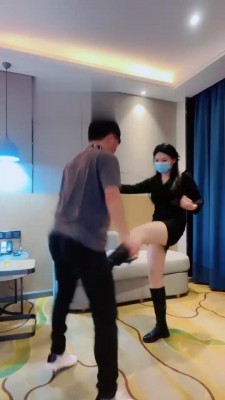 【雪琪琪】绳艺技巧堵嘴高难度挑战踢踹 bf18561_HD绳艺资源