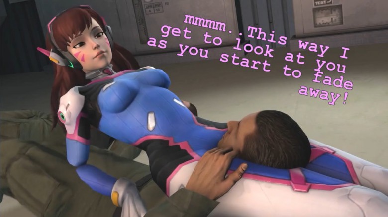 动漫游戏-D.VA 天使 黑百合-高清 踢打坐脸腿绞 O-170422-9_HD绳艺资源