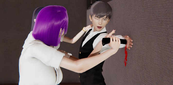 漫画：女杀手团2（折磨、刀刺、踩踏窒息） G-210525-21