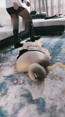 【内蒙一一】丝袜捆绑木乃伊狗 bf17769