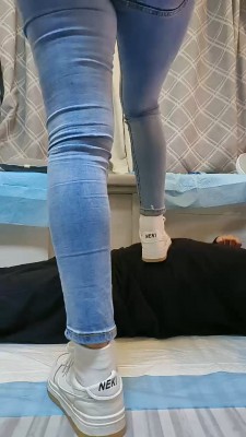 【咩祖】小白鞋全体重踩踏 bf22480