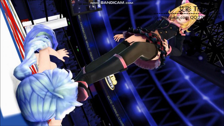 MMD动画女女格斗虐打系列，撸点极高
