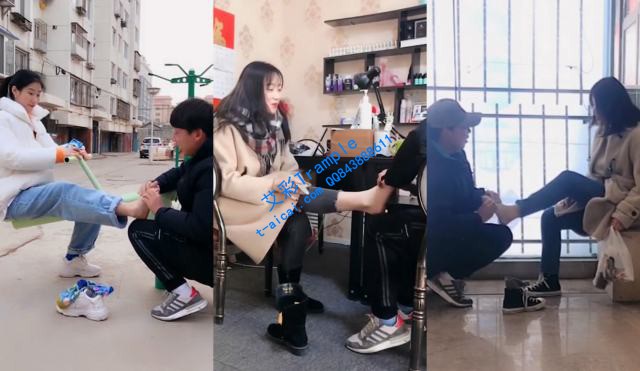 极品骚男到处忽悠会足疗 摸脚无数