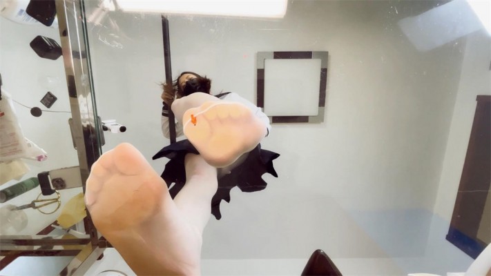 【婧児小主】女学妹晓G把我缩小了 GTS 玻璃足底丝袜棉袜POV YC-220601-4