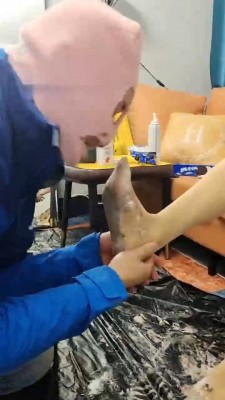 【万灵】长靴裸足踩踏喂食 bf22026