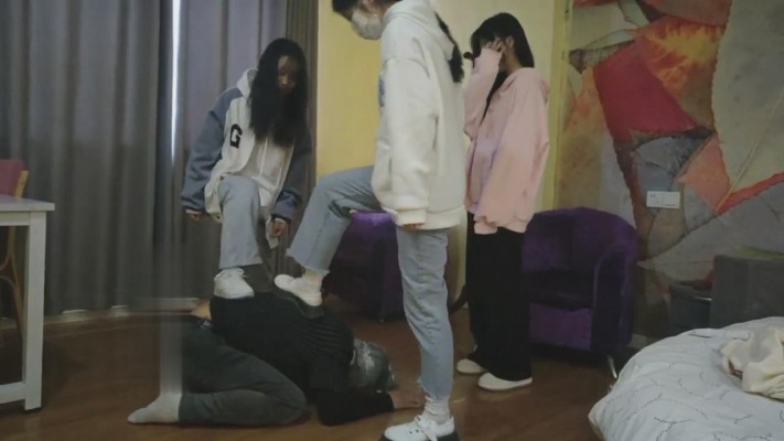 【最抗揍M】多素人群揍废物狗 bf19223