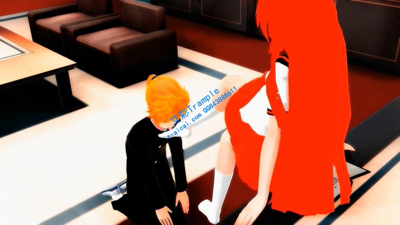 动漫 MMD 踩踏 G-190902-6