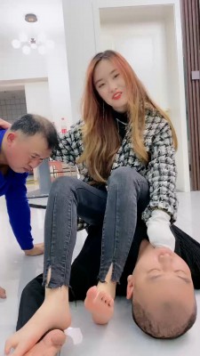 【麋鹿银儿】长靴S全体重踩+暴虐父子狗喂食 bf23131_HD绳艺资源