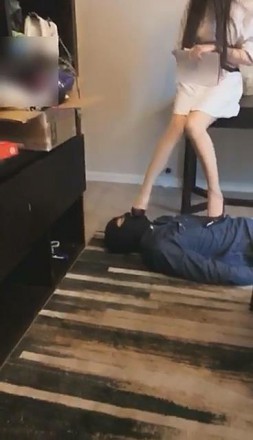 【vivi】变态女家教性感肉丝调学生