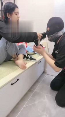 【初见】船袜塞嘴超强口水喂食/强制闻鞋 bf18436