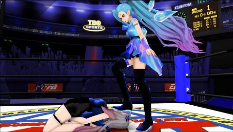 女女踩踏+舔鞋-MMD bf2644