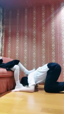 【汐汐】小白鞋原味棉袜辱狗 bf21924_HD绳艺资源