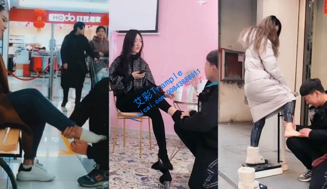 极品骚男到处忽悠会足疗 摸脚无数