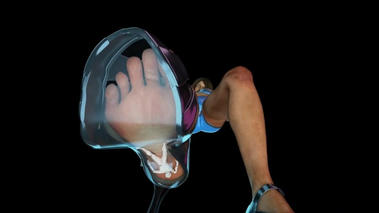 3d 动画 ginatess女巨人踩踏