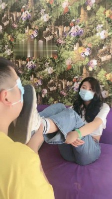 【安诺】小白鞋深喉踩踏 bf18414