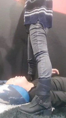 【小贱mt】主播短靴踩脚垫直播【双视角版】 bf23269