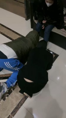 【桃幼幼】学生主户外溜双狗 bf23005