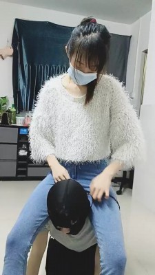 【美娜格格】御姐范帆布鞋白袜辱狗 bf22997