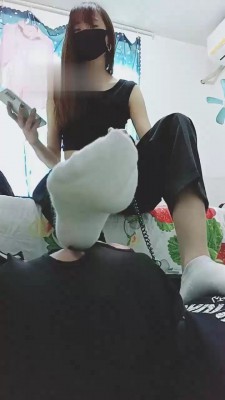 【美娜格格】原味白棉袜气味羞辱 bf21810