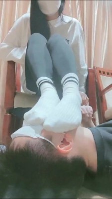 【妮蔻】原味白袜气味羞辱 bf22983