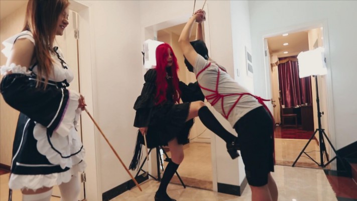 〖H.P.L栖心之栈〗—黑白双煞吊刑奴 HPL-211025