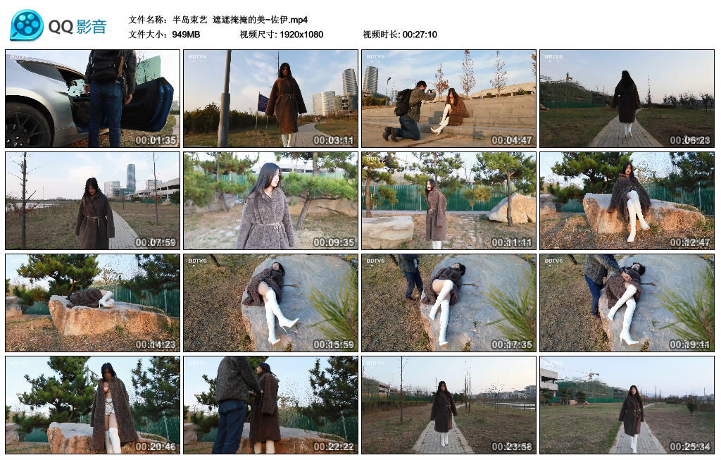 【半岛束艺】遮遮掩掩的美~佐伊_HD绳艺资源