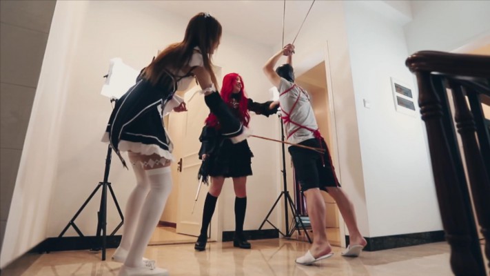 〖H.P.L栖心之栈〗—黑白双煞吊刑奴 HPL-211025