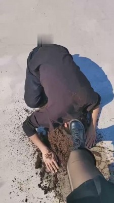 【雪儿】双S户外吃泥巴/踩踏 bf12000