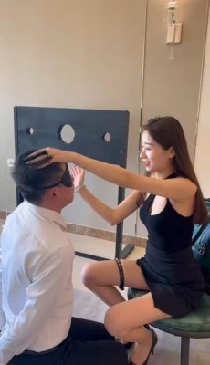 【沅芷】500个耳光挑战 活活抽哭背着媳妇偷偷来调教的贱狗 YC-220812-5