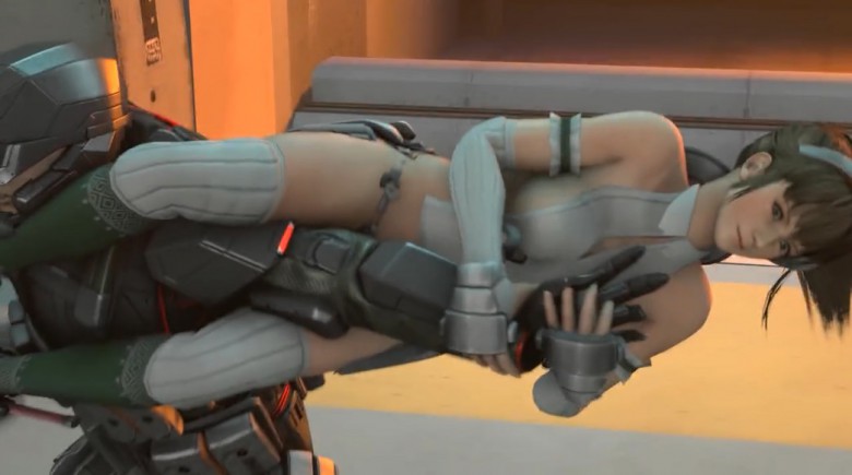 3D-动漫游戏格斗 腿绞坐脸 守望先锋作者系列 O-170520