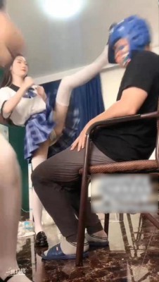 【LAPAPA】初柒带新人初八双s全jk白丝套装高难度挑战踢头(超长版)JK学生妹暴踹_HD绳艺资源