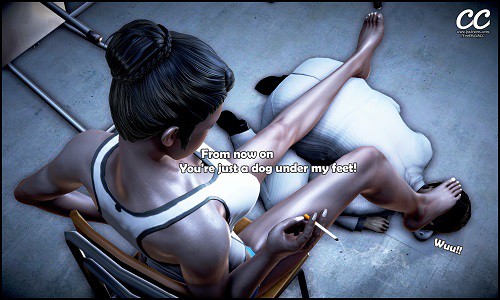 漫画FootBitchCC踩踏、残忍、臭脚、气味、调教 G-210603-26