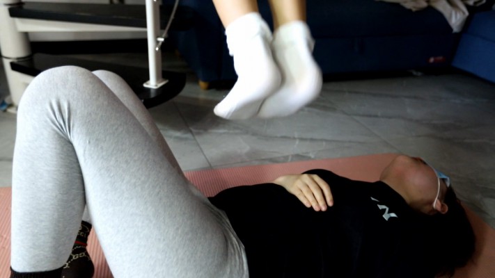 【惑心】全体重踩裆 踢裆 跳踩肚子_HD绳艺资源