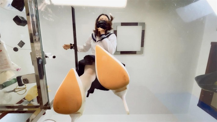 【婧児小主】女学妹晓G把我缩小了 GTS 玻璃足底丝袜棉袜POV YC-220601-4