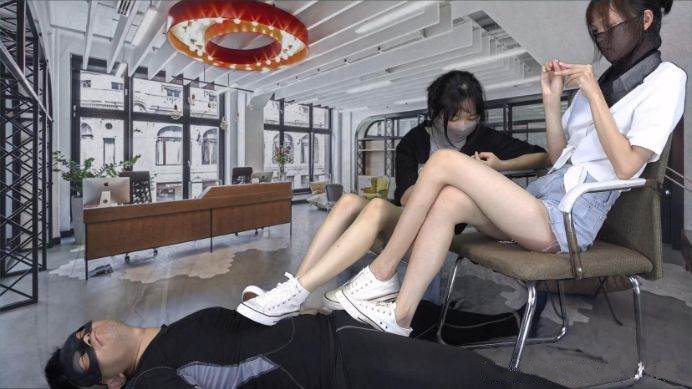 绳艺技巧展示连续剧《女老大逗卧底》第一集【南国原创】3D立体拍摄剧情踩踏踢裆舔鞋YC-220620-2_HD绳艺资源