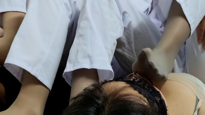 【00后蕬小乃】下班休闲踩踩女M YC-220518