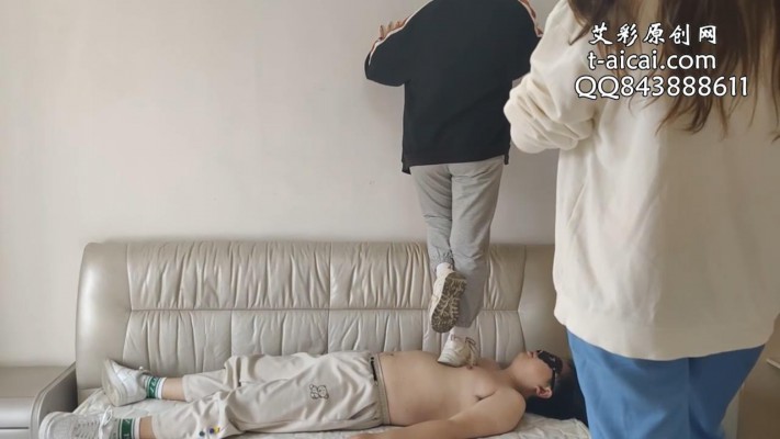 【猫猫大人】和姐姐一起在毯子身上狂跳300下 YC-220319-4