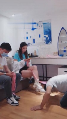 【冷欣情侣】情侣主合力羞辱追求者 bf15542